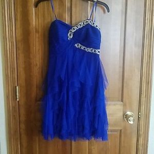 Royal blue homecoming dress